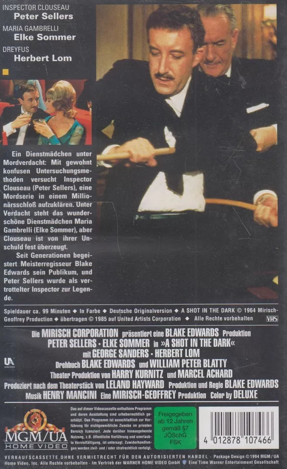 Ein Schuss im Dunkeln (VHS - 1994 - DE)