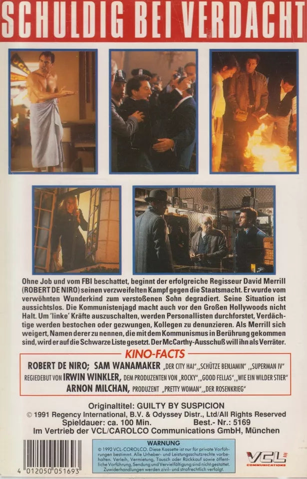 Schuldig bei Verdacht (VHS - 1992 - DE)