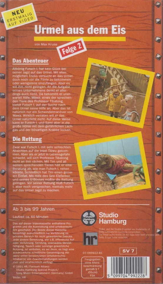 Augsburger Puppenkiste: Urmel aus dem Eis - Folge 2 (VHS - 1991 - DE)