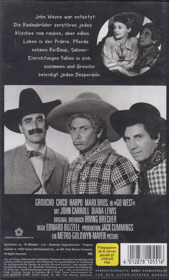 Marx Brothers: Go West (VHS - 2001 - DE)