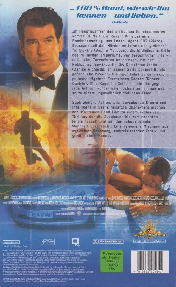 James Bond 007 - Die Welt ist nicht genug (VHS - 2000 - DE)