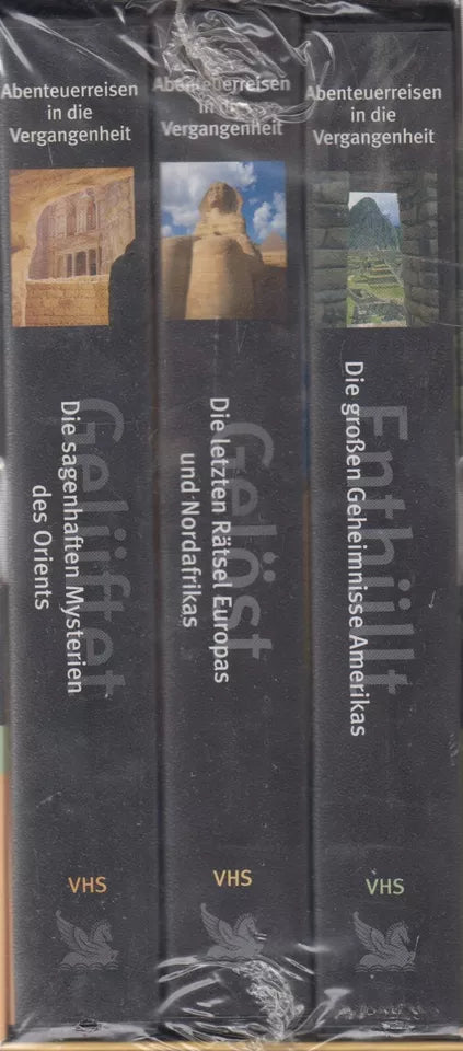 Abenteuerreisen in die Vergangenheit: Geheimnisse, Mysterien, Rätsel (3xVHS - DE)