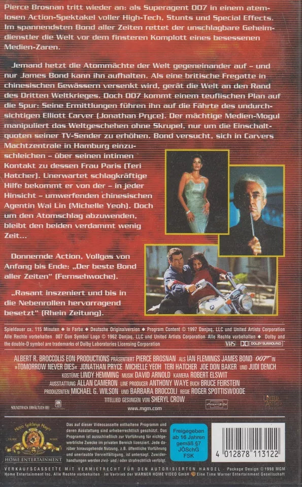 James Bond 007 - Der Morgen stirbt nie (VHS - 1998 - DE)