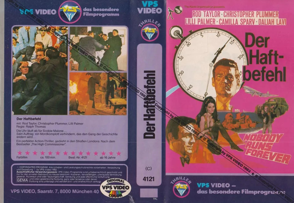 Django - His Hymn Book Was His Colt / The Arrest Warrant [VHS insert (without cassette/case)]