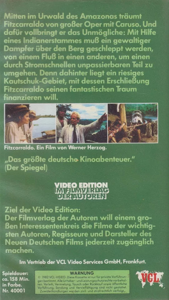 Fitzcarraldo (VHS - 1982 - DE)