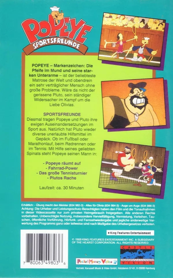 Popeye: Sports Friends (VHS - DE)