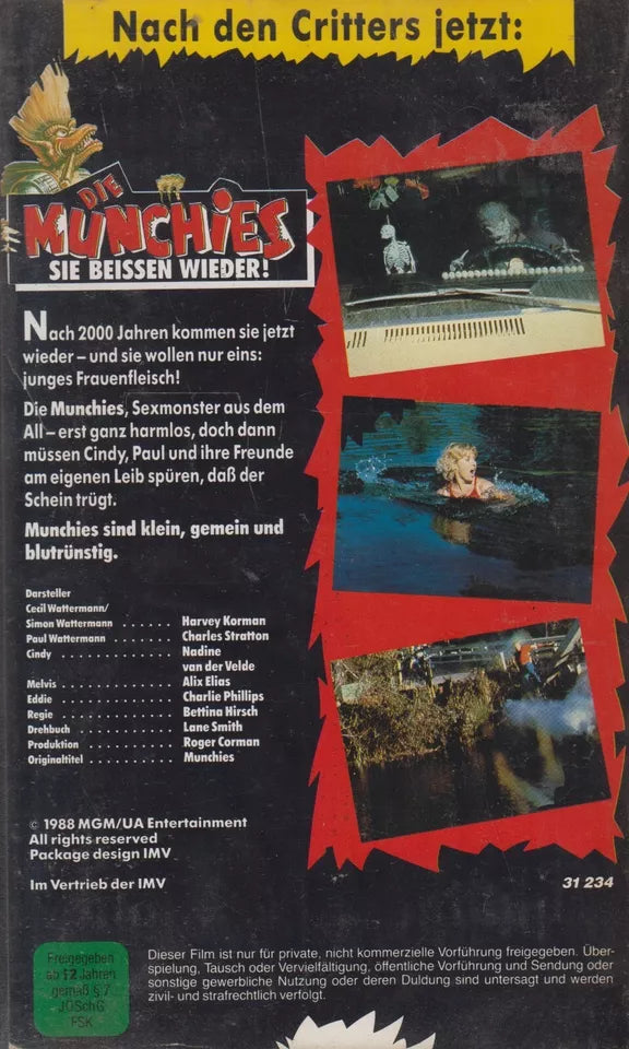 Die Munchies (VHS - 1988 - DE)