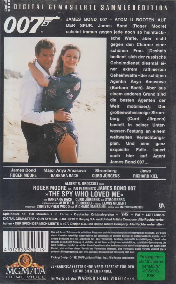 James Bond 007 - Der Spion, der mich liebte (VHS - 1992 - DE)