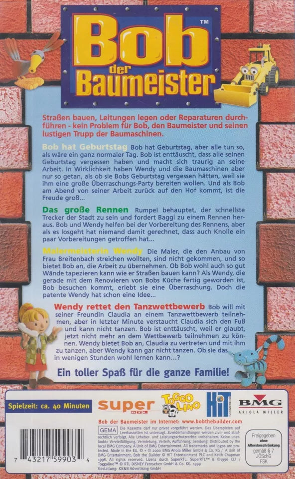 Bob der Baumeister: Bob und seine Freunde (VHS - 2000 - DE)