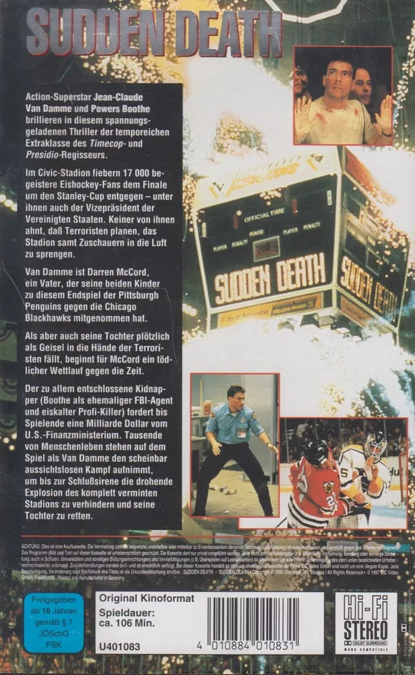 Sudden Death (VHS - 1995 - DE)