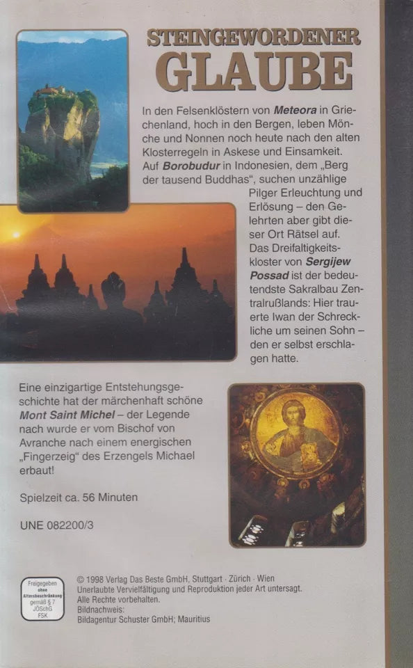 Schätze der Welt - Erbe der Menschheit: Steingewordener Glaube (VHS - 1998 - DE)