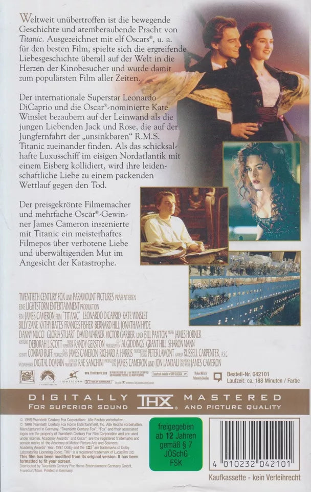Titanic (VHS - 1998 - DE)