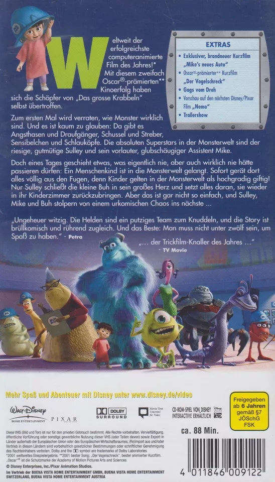 Die Monster AG (VHS - 2001 - DE)