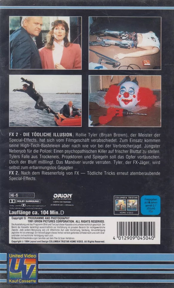 F/X 2 - The Deadly Illusion (VHS - 1994 - DE)