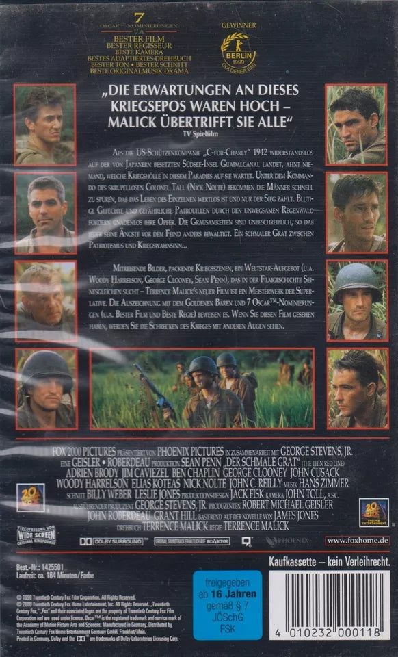 Der schmale Grat (VHS - 2000 - DE)