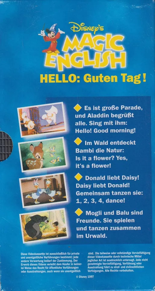 Disney's Magic English 1 - Hello: Guten Tag! (VHS - 1997 - DE)