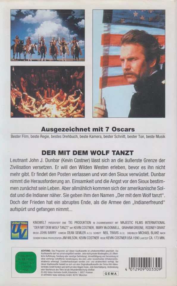 Der mit dem Wolf tanzt (VHS - DE)