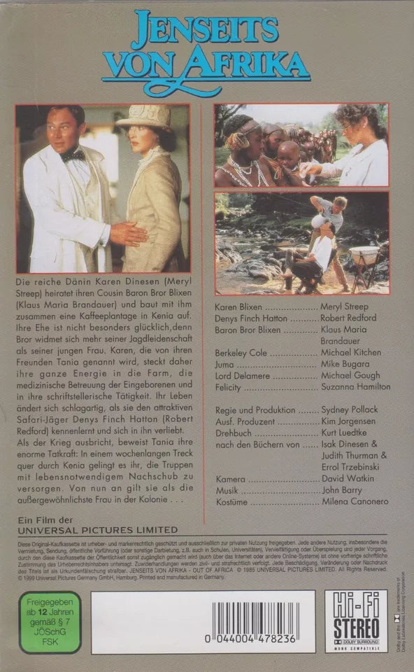 Out of Africa (VHS - 1999 - DE)