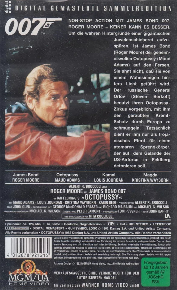 James Bond 007 - Octopussy (VHS - 1992 - DE)