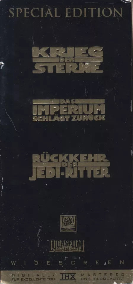 Krieg der Sterne Trilogie (3xVHS - 1997 - DE)