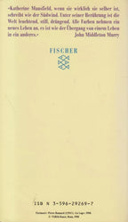 Katherine Mansfield: Das Gartenfest (1988)