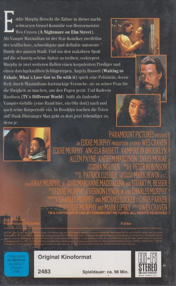 Vampire in Brooklyn (VHS - 1997 - DE)