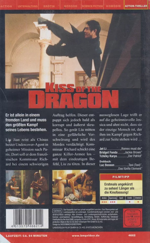 Kiss Of The Dragon [Pressekopie] (VHS - 2002 - DE)
