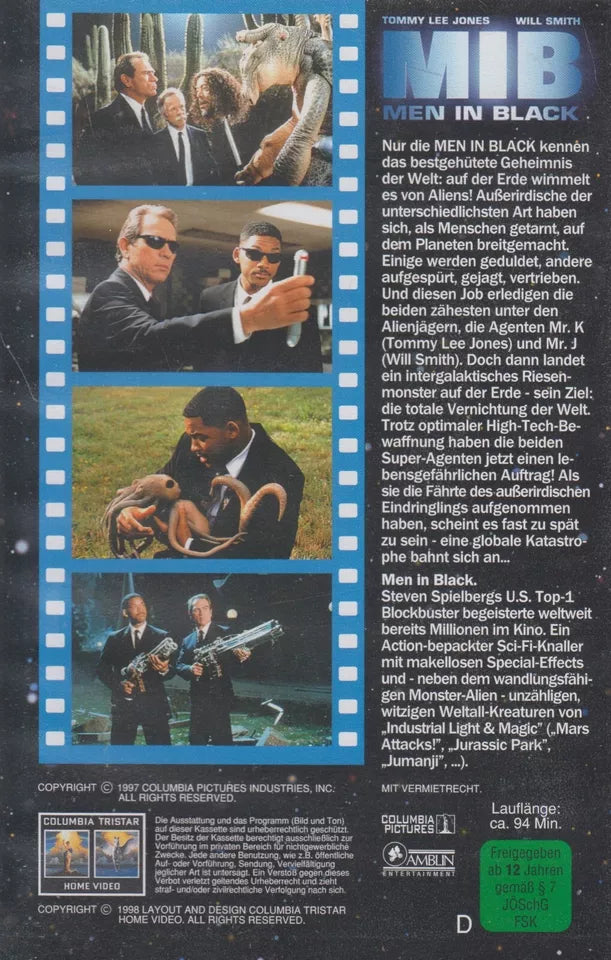 MIB - Men in Black (VHS - 1998 - DE)