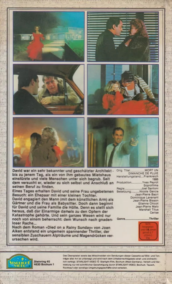 Mord an einem regnerischen Sonntag (VHS - DE)
