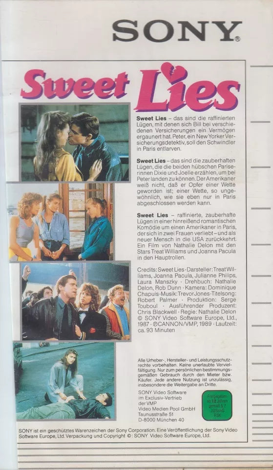 Sweet Lies (VHS - DE)