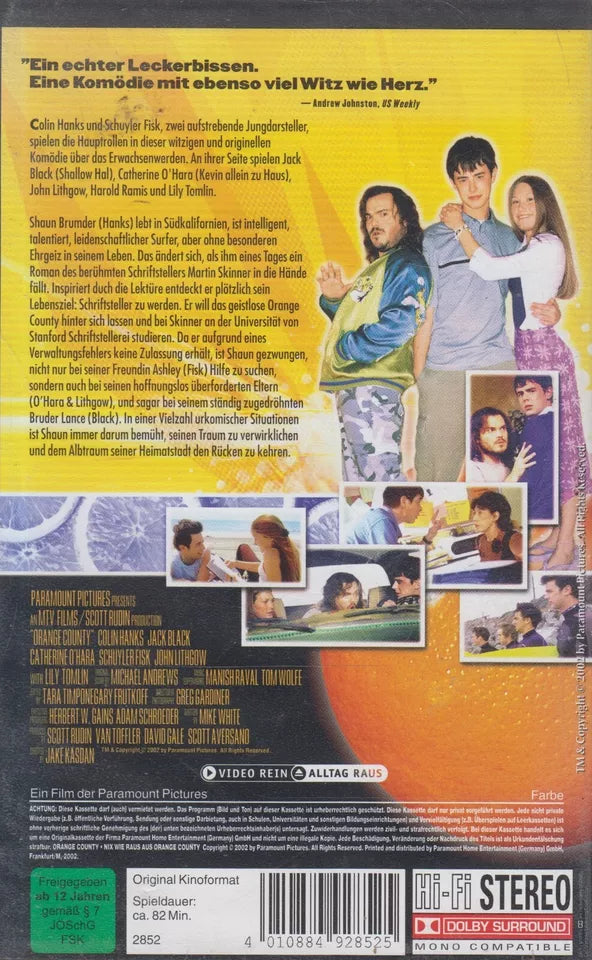 Nix wie raus aus Orange County (VHS - 2002 - DE)