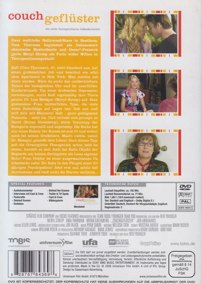 Couchgeflüster - Die erste therapeutische Liebeskomödie (DVD - 2006 - DE)