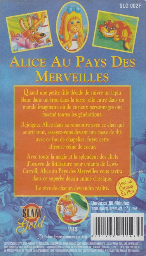 Alice au pays des merveilles (VHS - 1996 - FR)