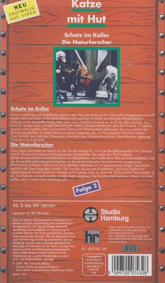 Augsburger Puppenkiste: Katze mit Hut - Folge 2 (VHS - 1997 - DE)