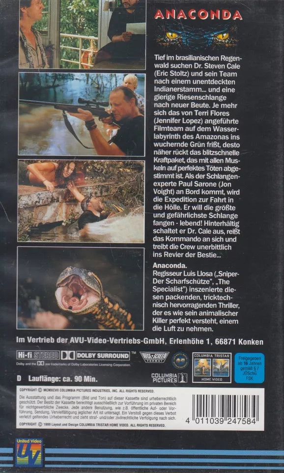 Anaconda (VHS - 1999 - DE)