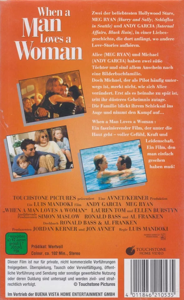 When a Man Loves a Woman (VHS - DE)