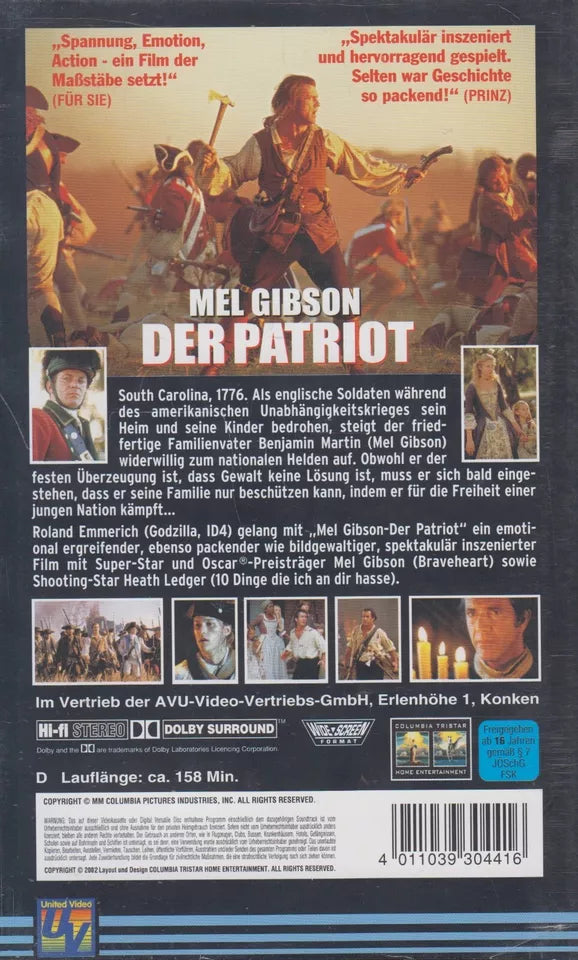 Der Patriot (VHS - 2002 - DE)