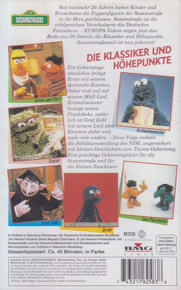 Sesamstraße: Das Beste aus 20 Jahren (VHS - DE)
