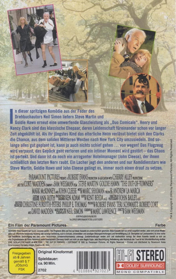 Eine schlaflose Nacht in New York (VHS - 2000 - DE)