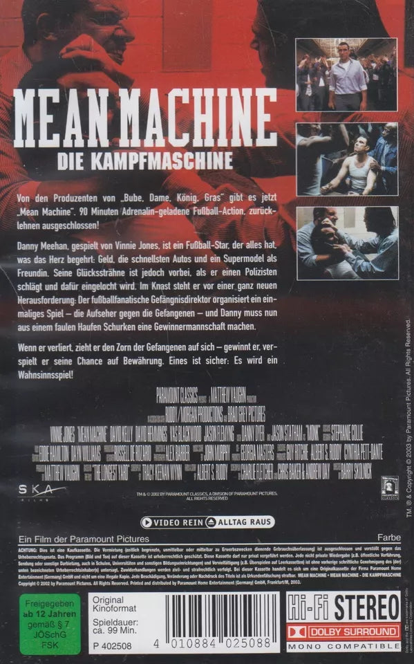 Mean Machine - Die Kampfmaschine (VHS - 2003 - DE)