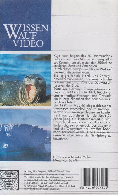 Antarktis - Ein Kontinent in Eis (VHS - DE)