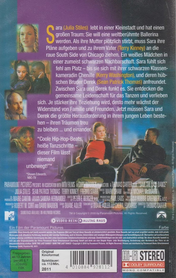 Save the Last Dance (VHS - 2001 - DE)