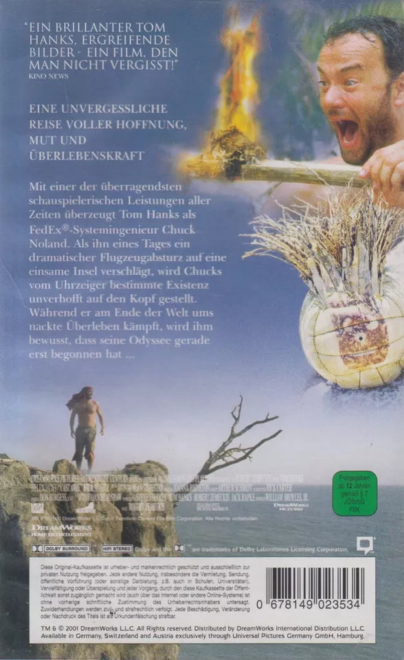 Cast Away - Verschollen (VHS - 2001 - DE)