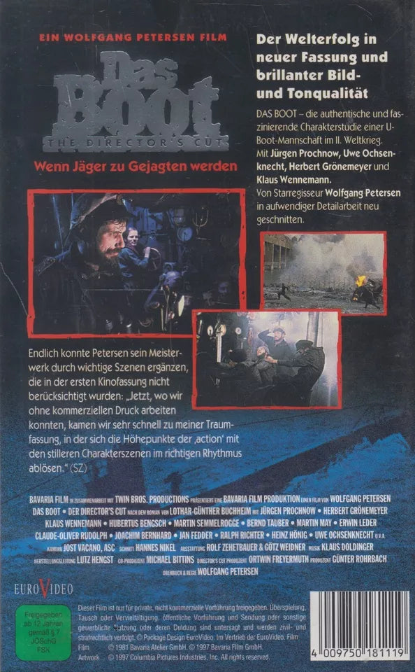 Le bateau (VHS - 1997 - DE)