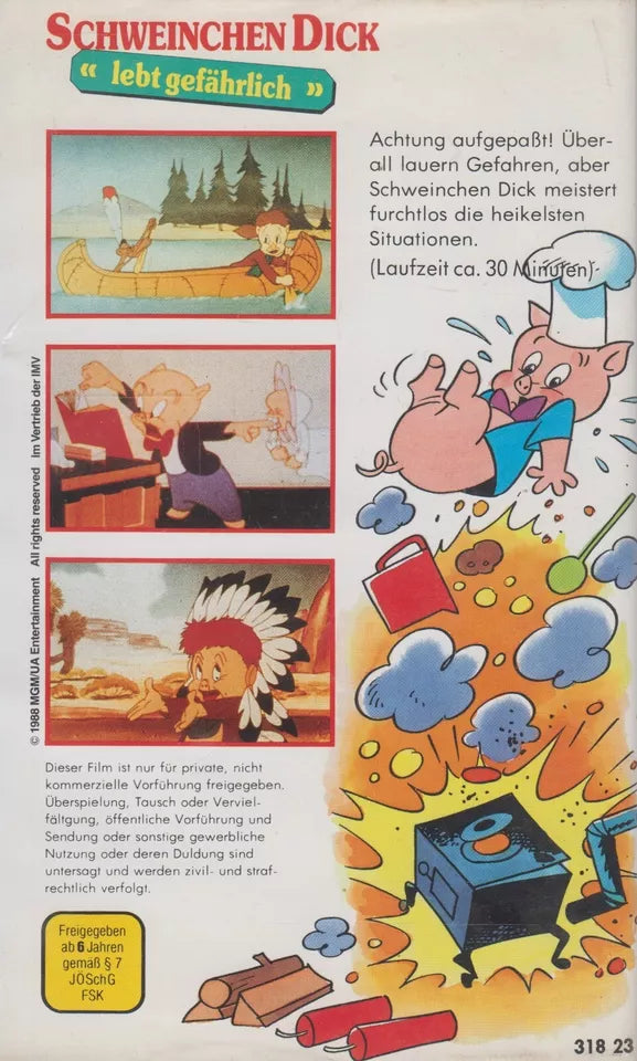 Porky Pig vit dangereusement (VHS - 1988 - DE)