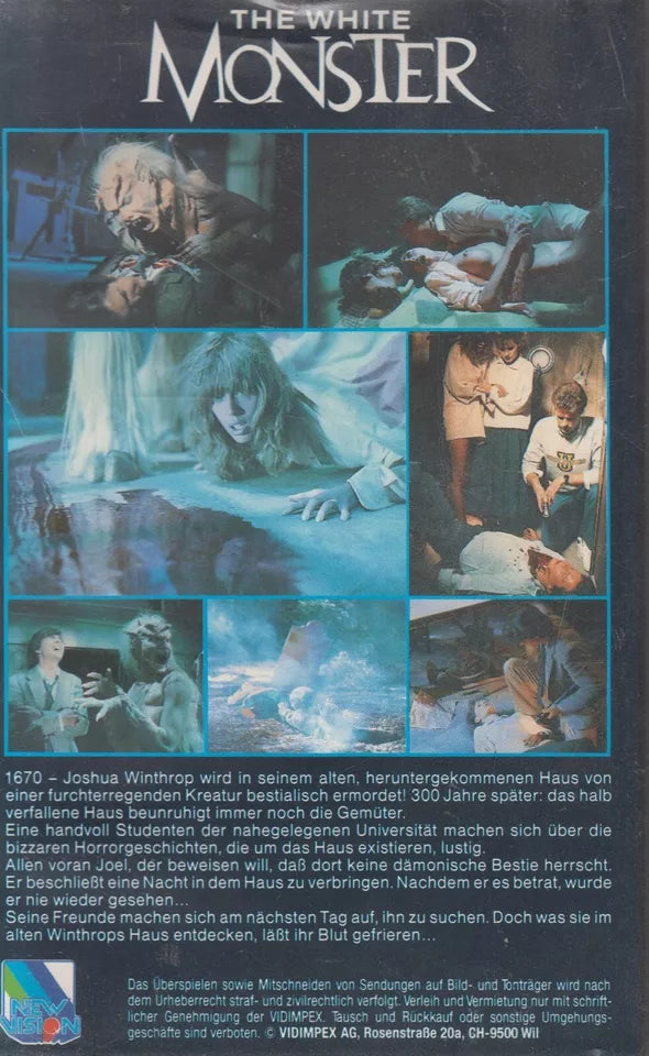 The White Monster (VHS - DE)