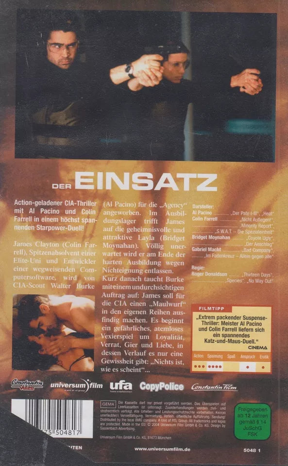 Der Einsatz [Pressekopie] (VHS - 2004 - DE)