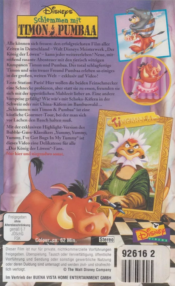 Schlemmen mit Timon & Pumbaa (VHS - DE)