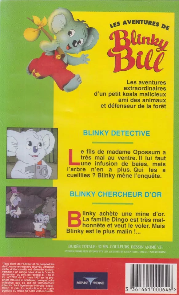 Les aventures de Blinky Bill 6 (VHS - FR)
