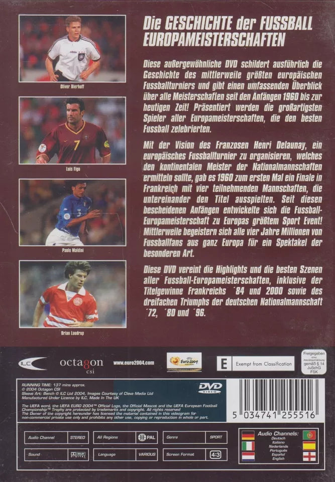 Die Geschichte der Fußball Europameisterschaften (DVD - 2004 - DE)